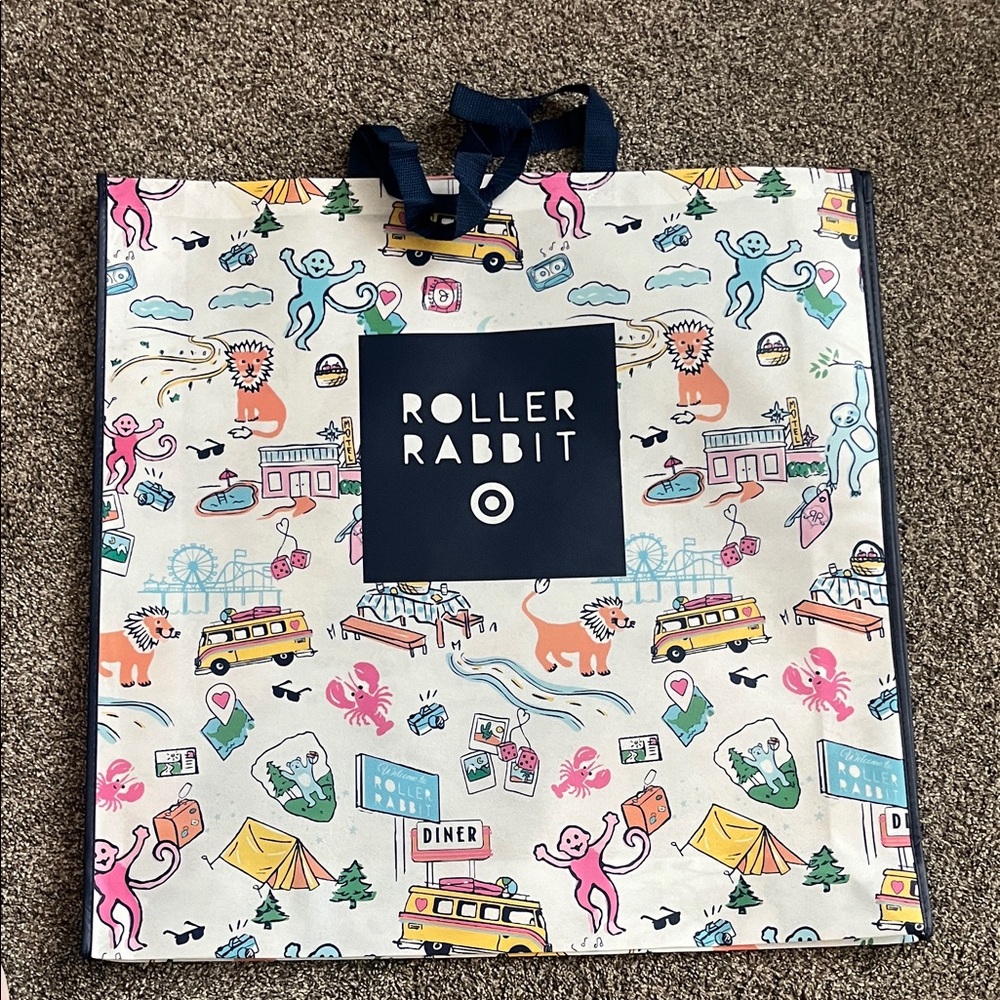 Roller Rabbit x Target Multicolor Illustrated Tote